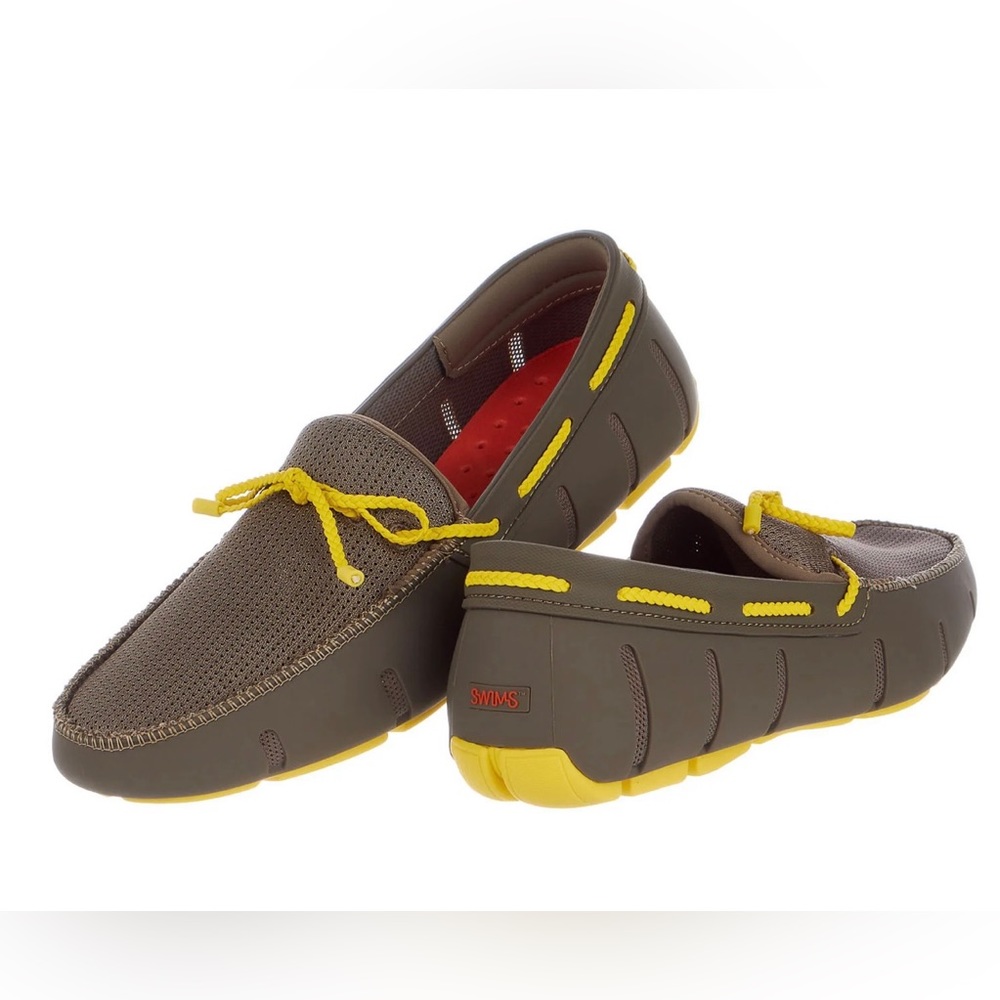 SWIMS Men’s Braided Lace Loafers Casual Shoes